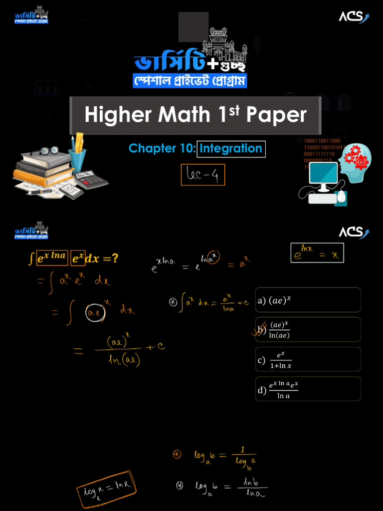 Integration Lec 4 (Varsity 23) | PDF