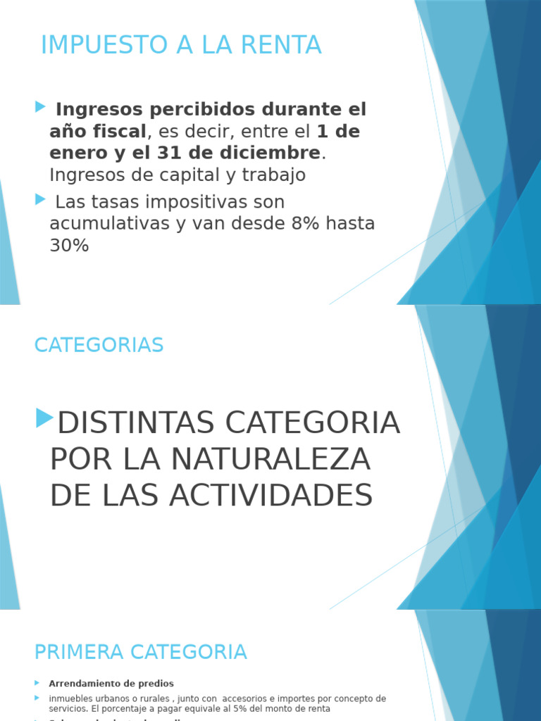 Guía Completa del Impuesto a la Renta | PDF | Impuestos | Bienes raíces