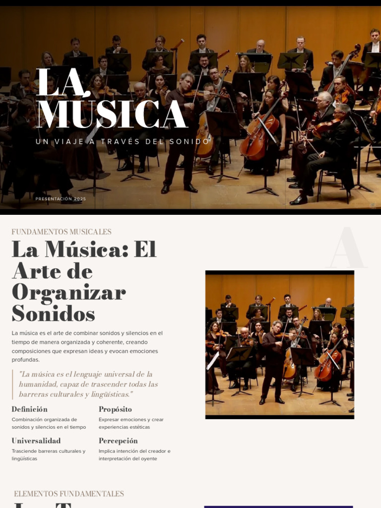 La Música Un Viaje A Través Del Sonido y La Emoci | PDF | Cerebro | Ritmo