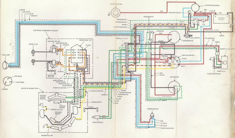 74 Johnson Wiring ElectricStart | PDF