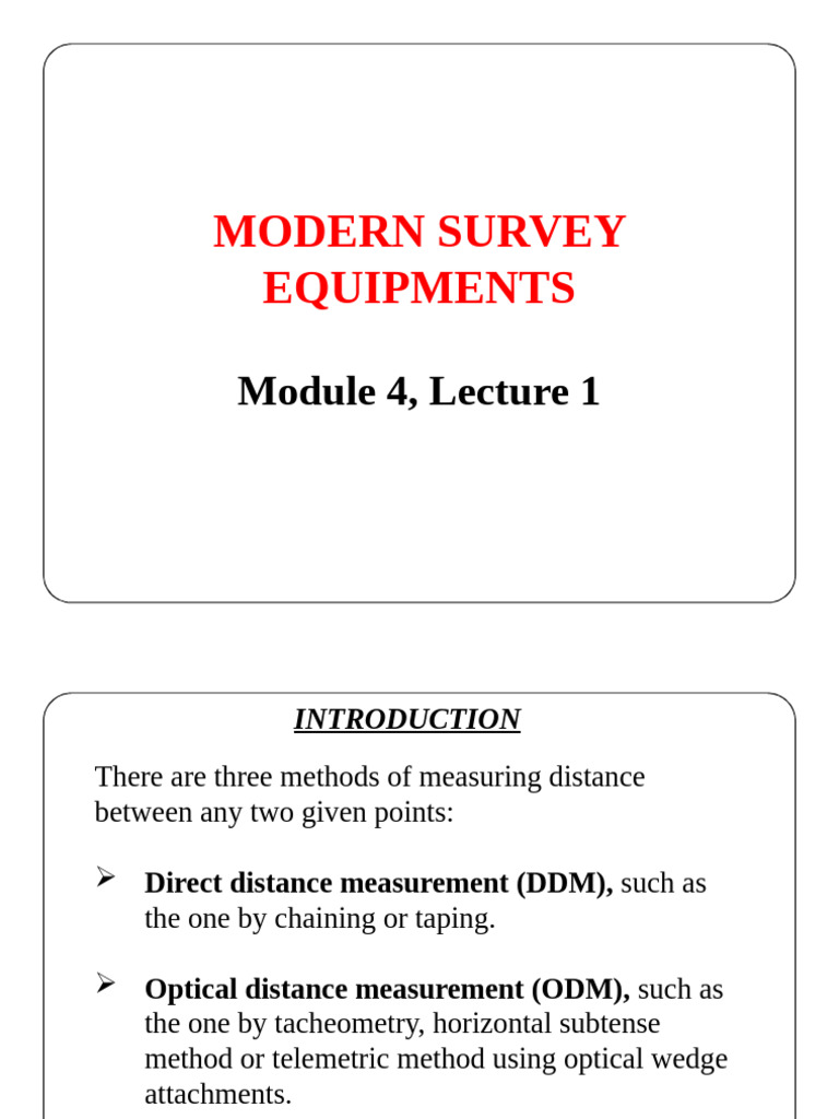 Modern Distance Measurement Techniques | PDF | Waves | Frequency