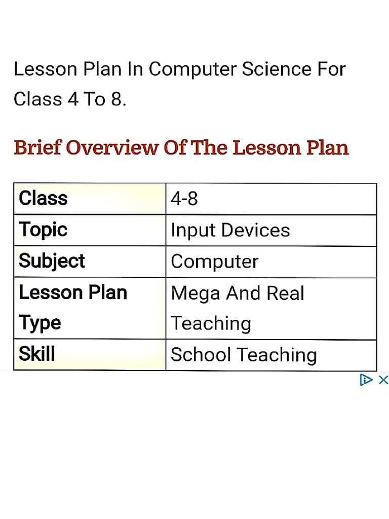 Computer Science Lesson 15 Plan | PDF