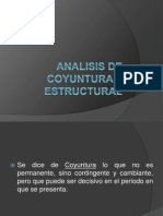 Analisis de Coyuntura y Estructural y Matriz Insumo-producto