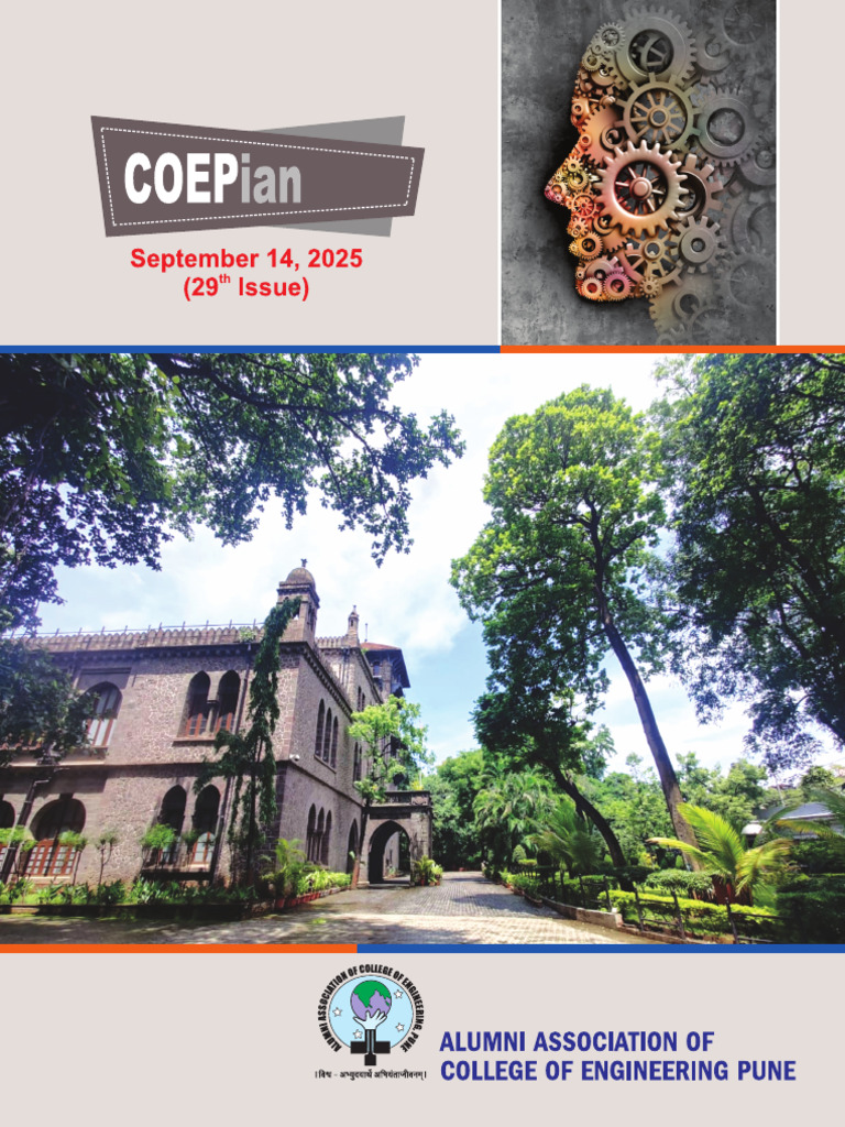 COEP Alumni Association Bulletin 2025 | PDF
