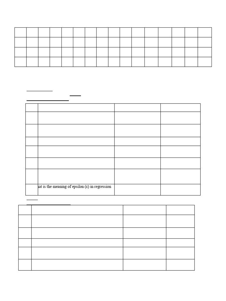 Analytics Question Bank Overview | PDF | Analytics | Regression Analysis