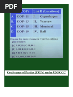 COP Meetings 1 to 29 Overview | PDF | United Nations Framework ...