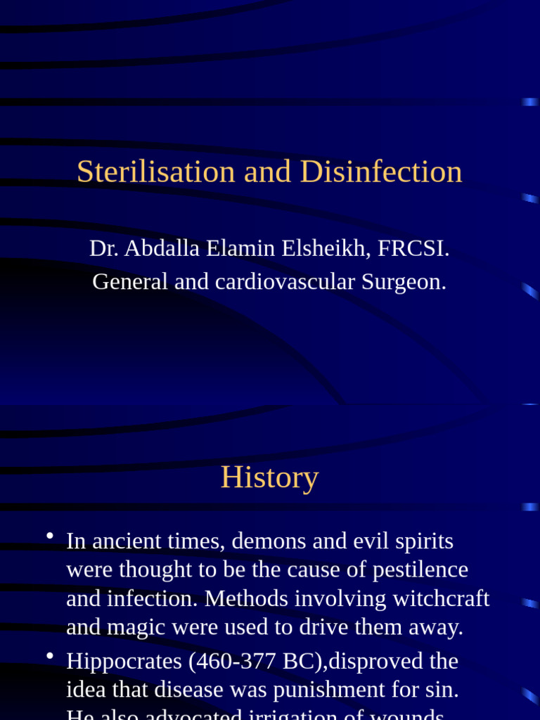 Sterilization and Disinfection Methods | PDF | Sterilization ...