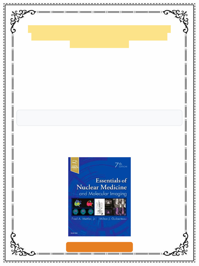 Essentials of Nuclear Medicine and Molecular Imaging 7th Edition ebook ...