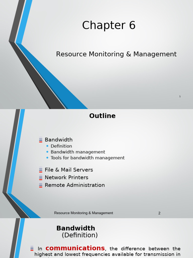 Bandwidth Management and Monitoring Guide | PDF | Computer Network ...