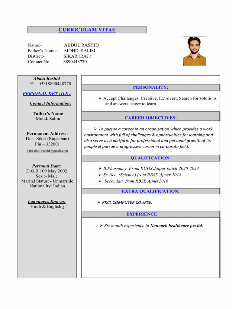Abdul Rashid | PDF