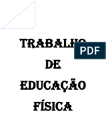 TRABALHO DE EDUCAÇÃO FÍSICA