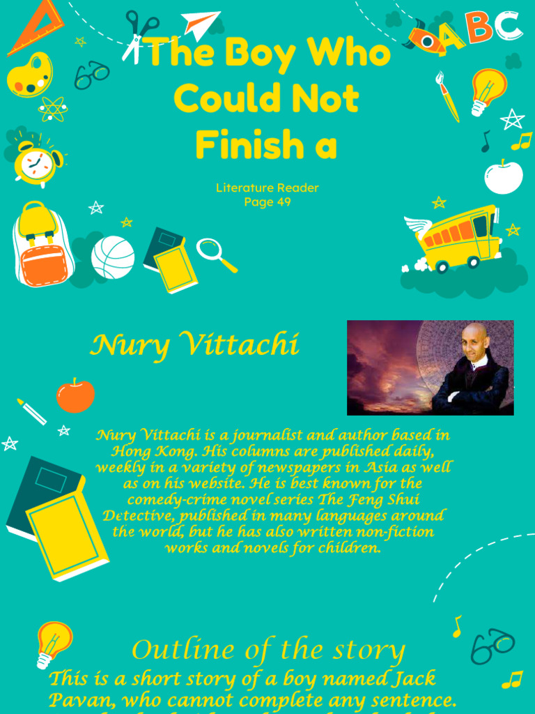 The Boy Who Couldn't Complete Sentences | PDF