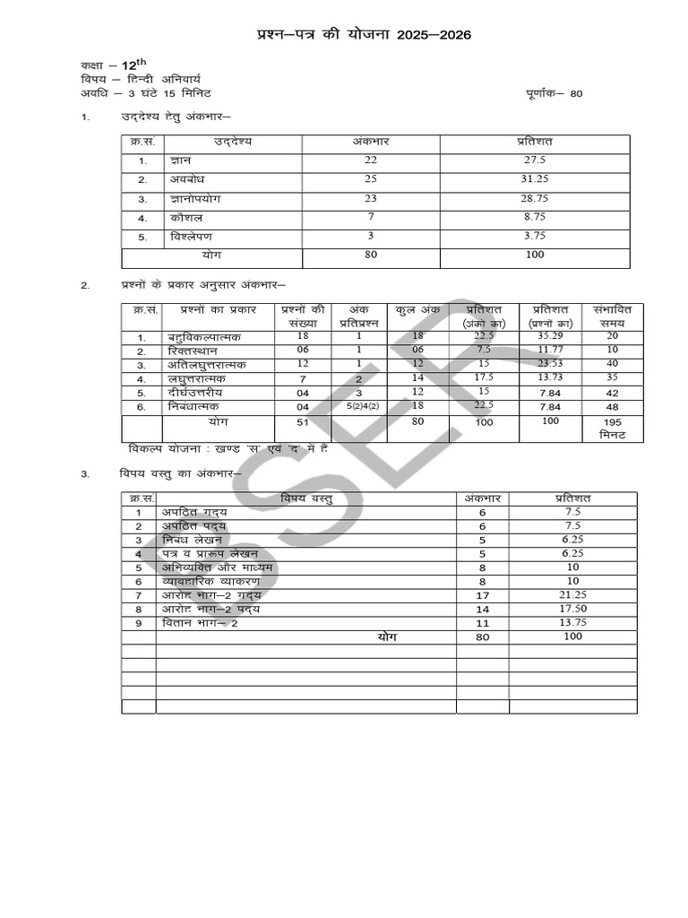 Model Papers | PDF
