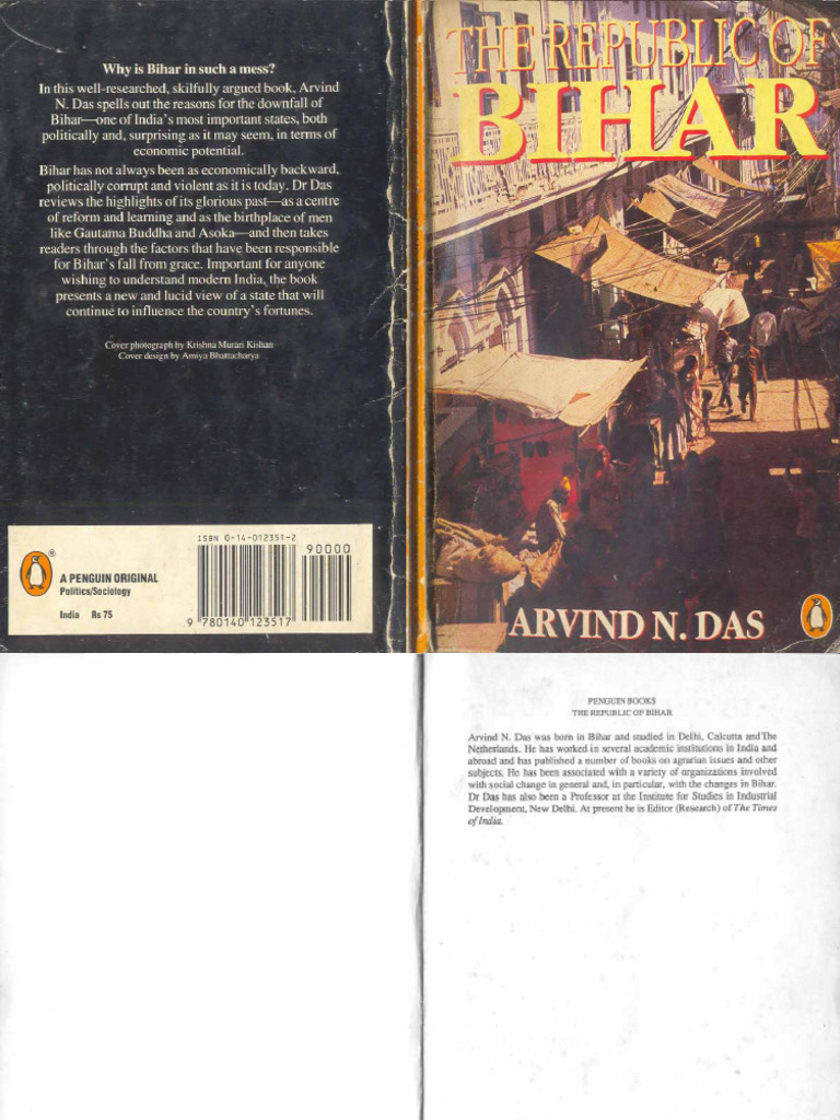 Arvind N Das - The Republic of Bihar-Penguin Books LTD - 1 Edition ...