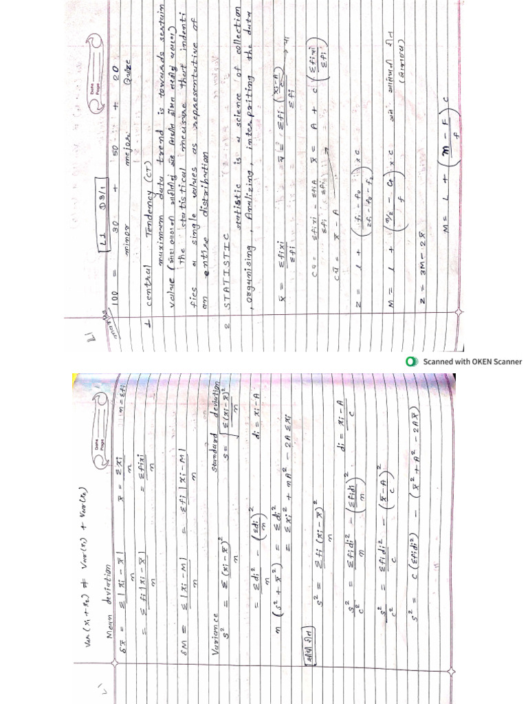 Maths Notes 1 | PDF