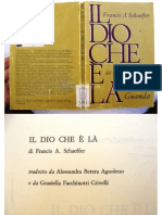 F.A.Schaeffer - Il Dio Che e La