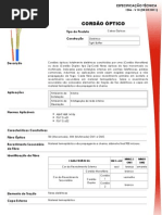 Cordão optico Furukawa