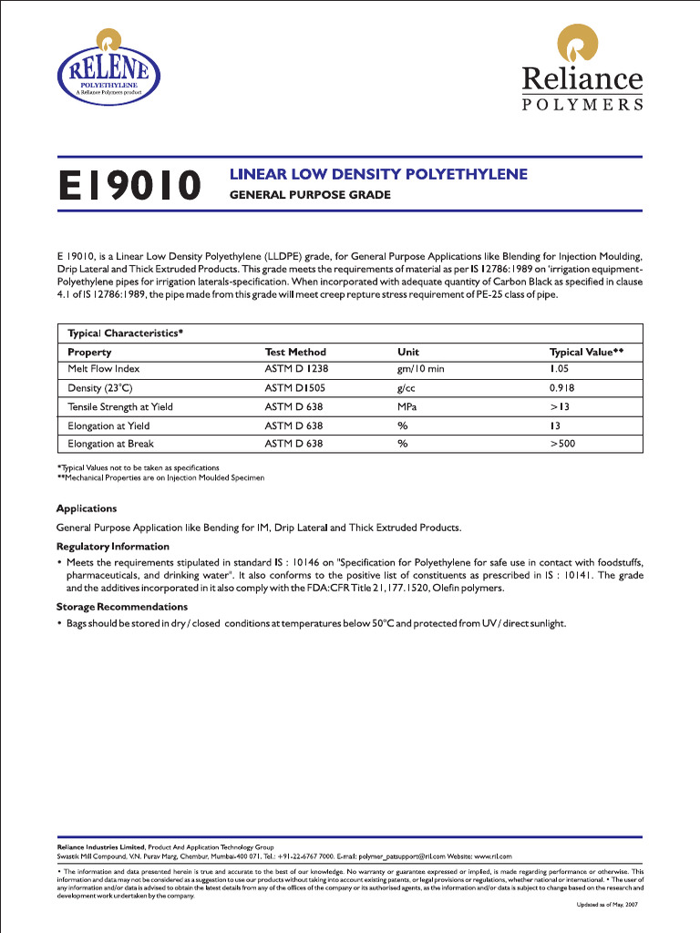 Pe E19010 | PDF