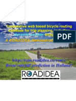 ROADIDEA Route Rainfall Prediction Demo