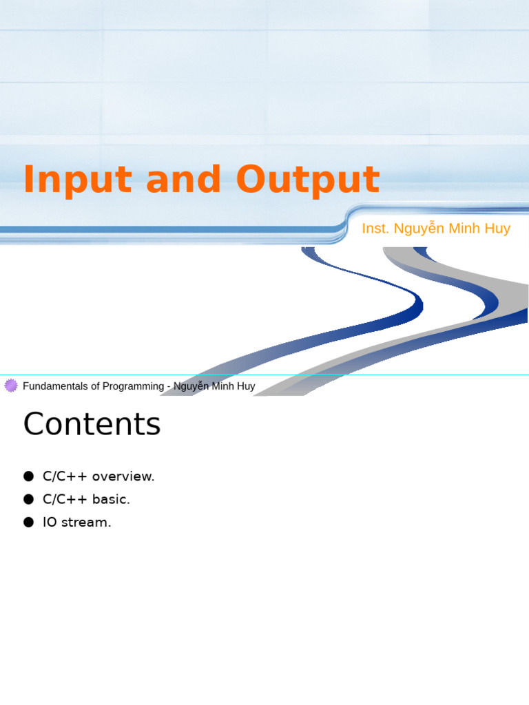 C/C++ Programming Fundamentals Guide | PDF | C++ | Integer (Computer ...