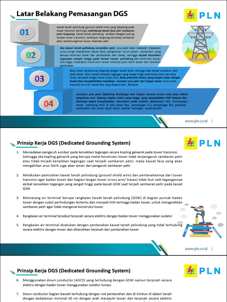 Sistem Grounding DGS untuk Perlindungan Petir | PDF