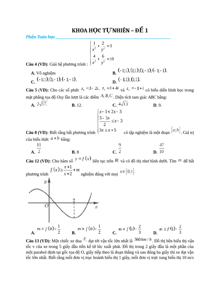 KHTN 1 | PDF