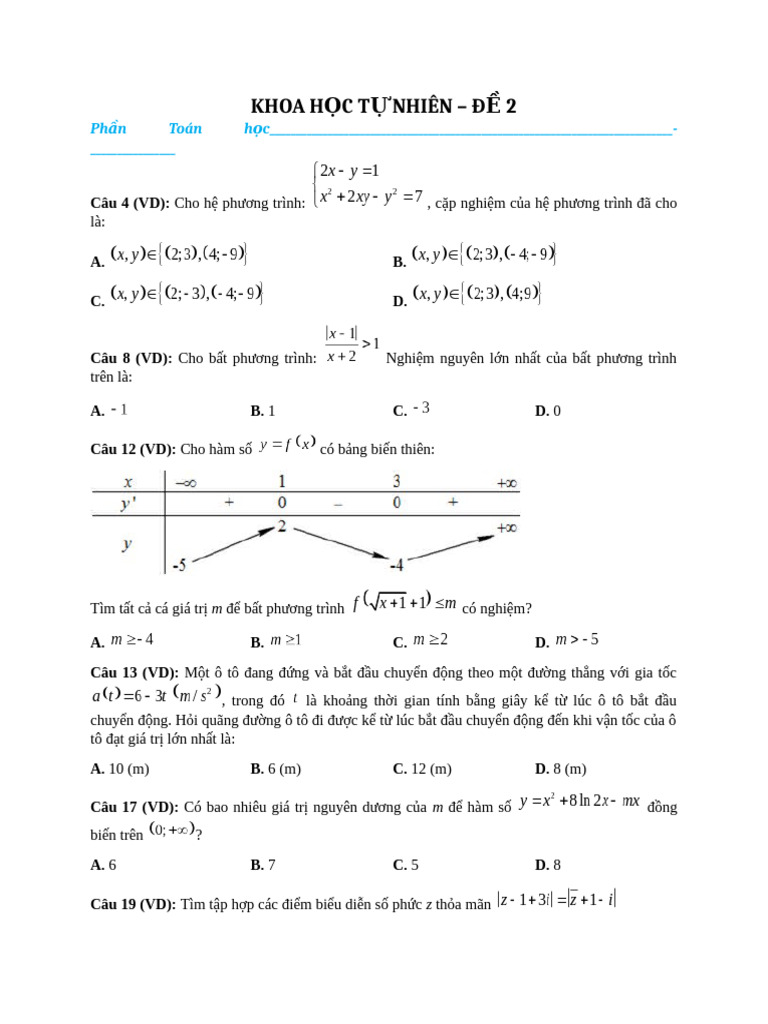 KHTN 2 | PDF