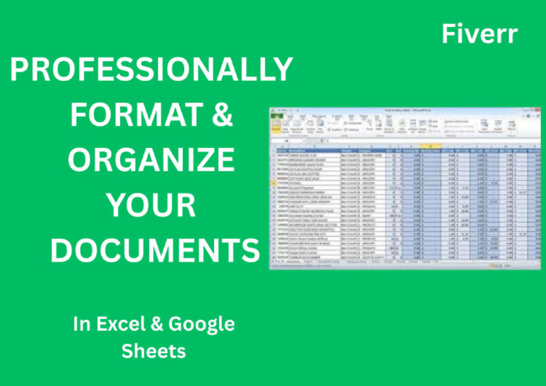 Professionally Format Organize Documents Flyer | PDF