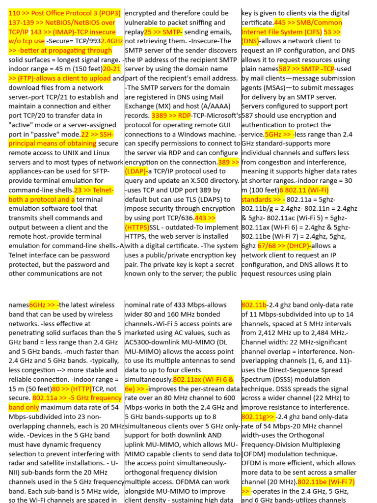 Network Protocols and Standards Overview | PDF | Computer Network ...