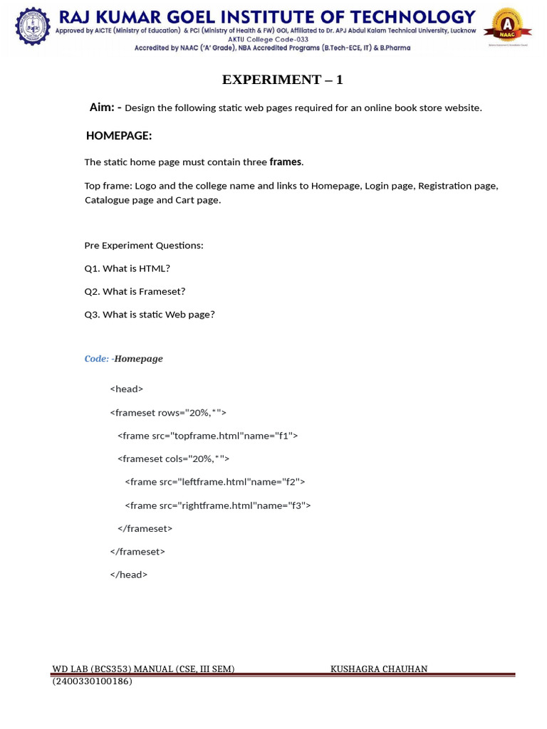 Online Book Store Web Page Design | PDF | Web Development | Computing