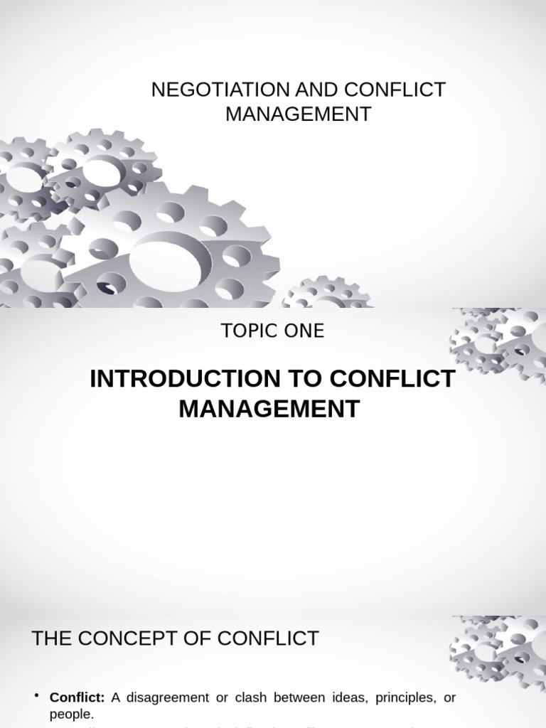 Conflict Management Strategies Explained | PDF | Conflict (Process ...