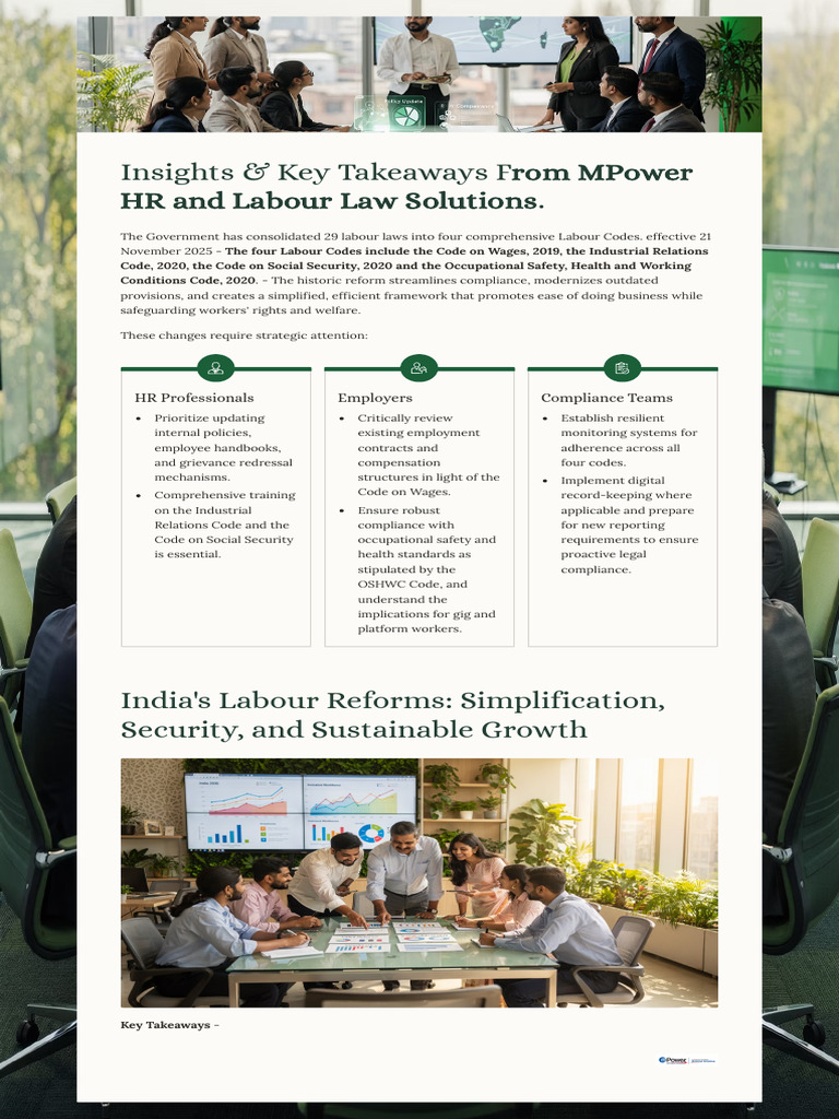 India's New Labour Codes Explained | PDF | Employment | Labour Law