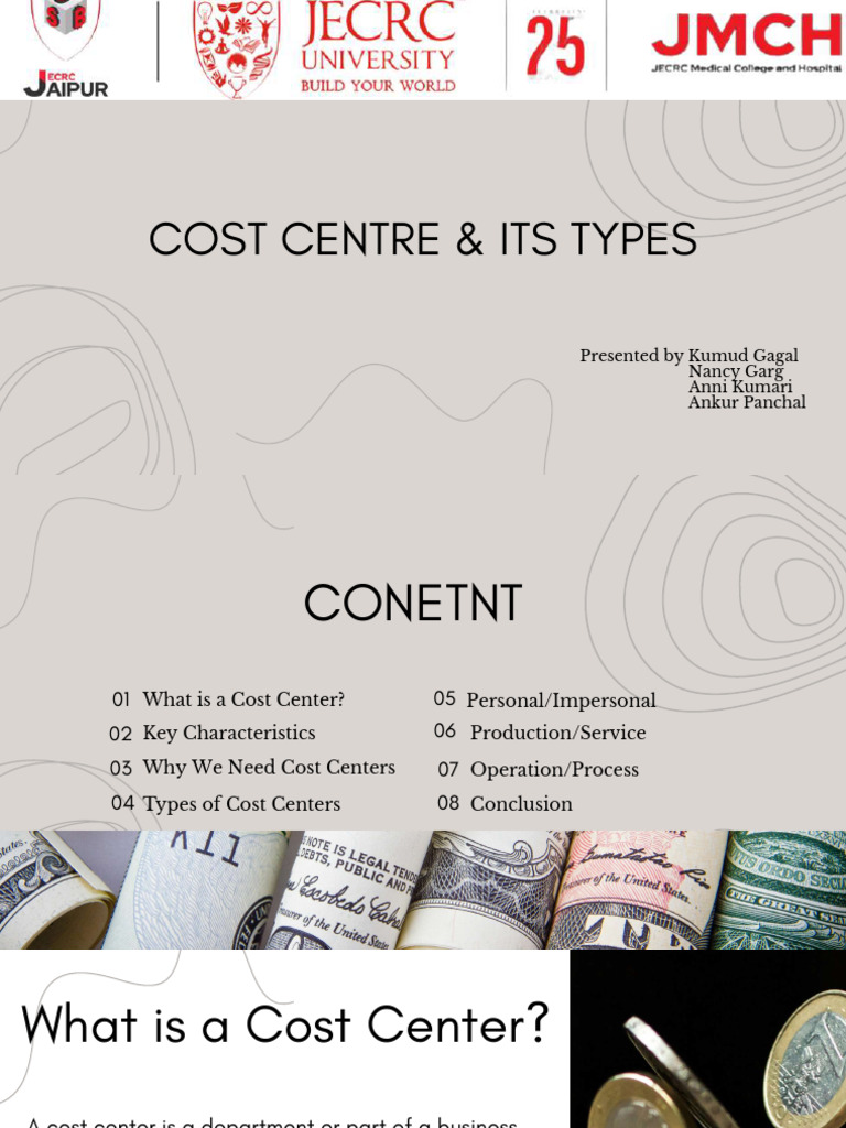 Understanding Cost Centers and Types | PDF | Economies | Business