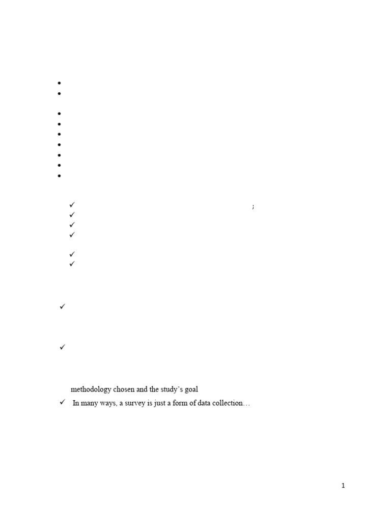 BSTA 1133 Principles of Sample Surveys | PDF | Survey Methodology ...