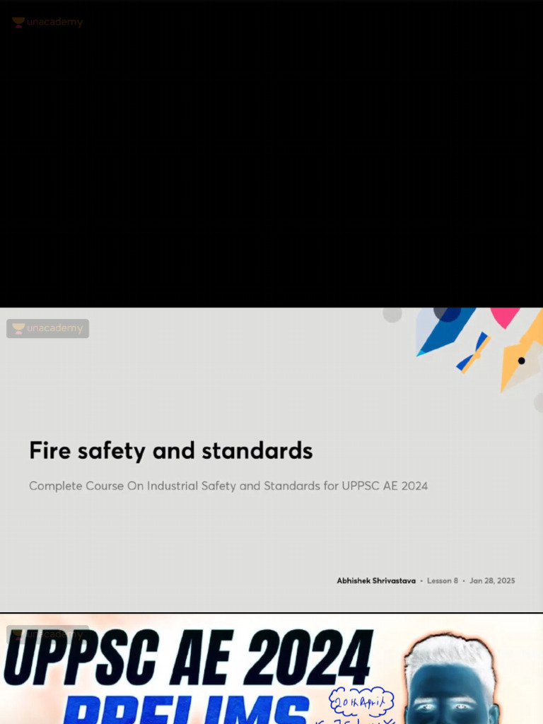 Fire Safety and Standards Notes | PDF