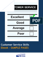 Customer Service Skills e Book Sample