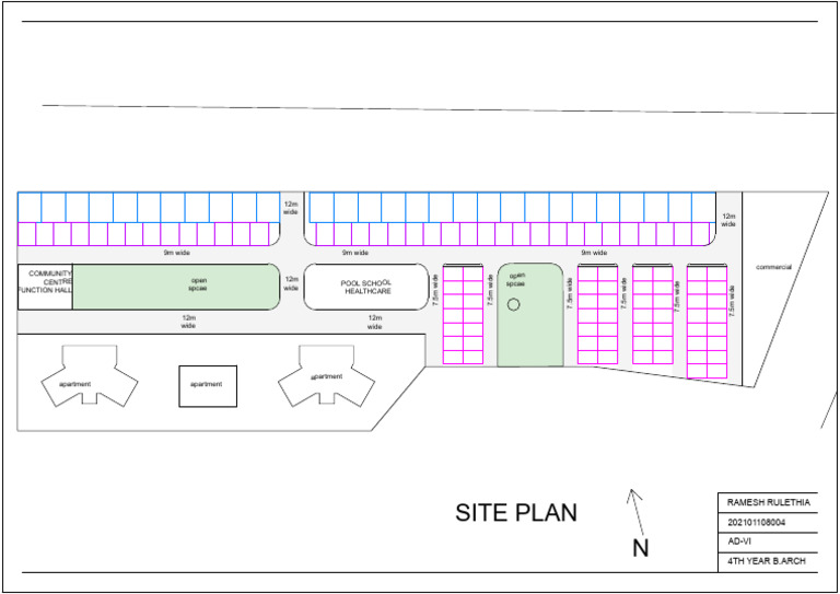 Site Plan for Community Centre and Apartments | PDF