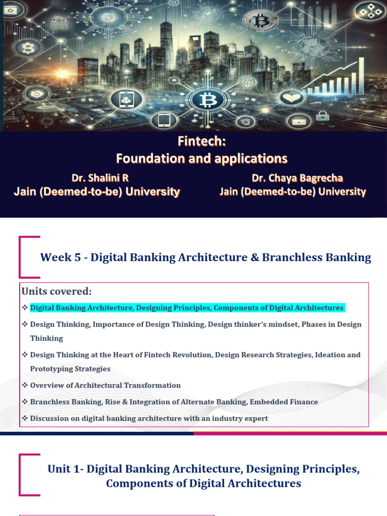 Digital Banking Architecture Insights | PDF | Banks | Financial Technology