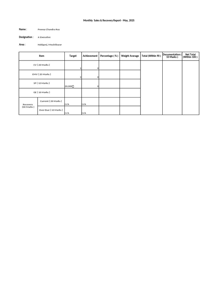 May 2025 Sales Recovery Report | PDF