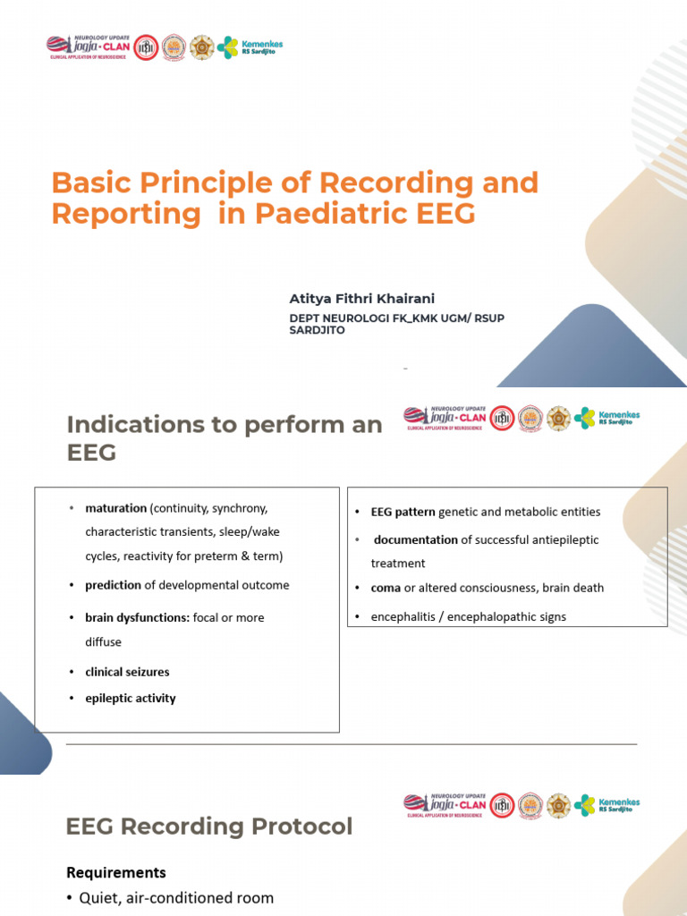 Paediatric EEG Recording Guidelines | PDF | Electroencephalography | Sleep