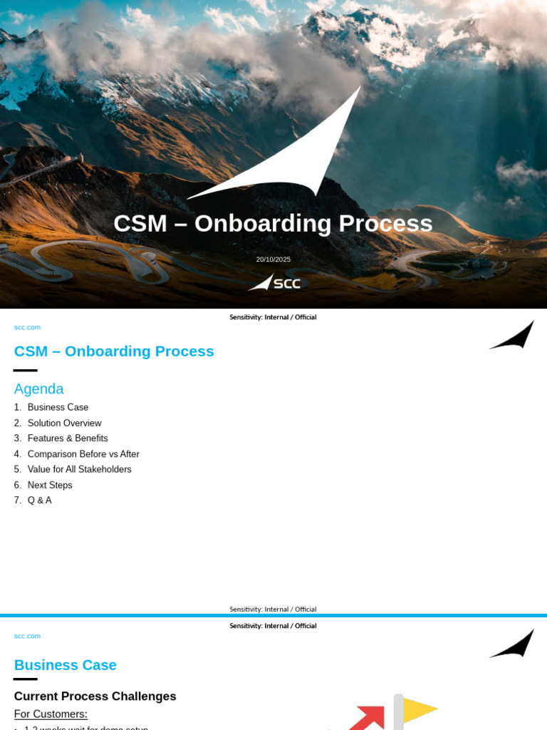 CSM - Onboarding Process | PDF