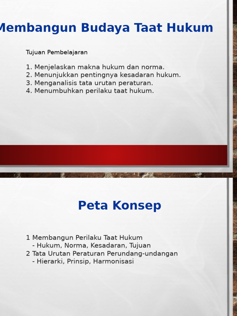 Membangun Kesadaran Taat Hukum | PDF