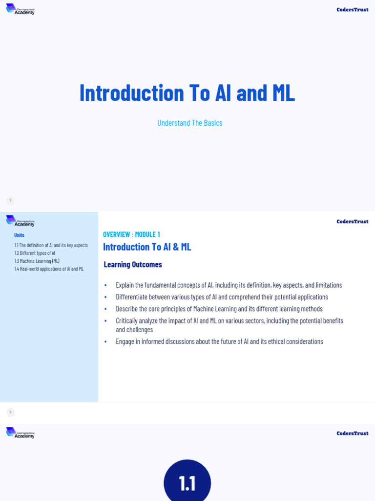 Introduction to AI and Machine Learning | PDF | Machine Learning ...