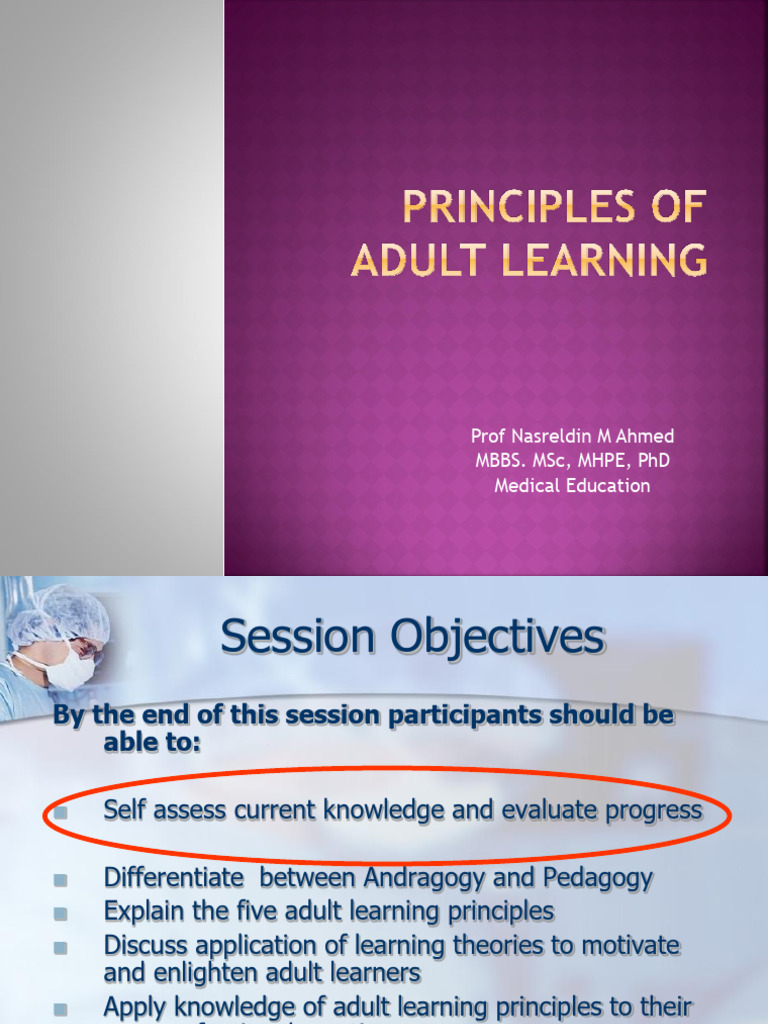 Adult Learning Principles Explained | PDF | Adult Education | Learning