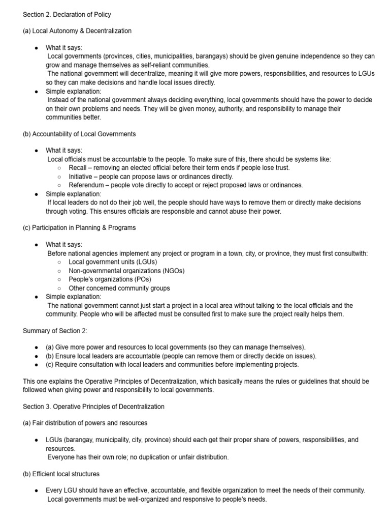 Local Government Autonomy and Accountability | PDF | Eminent Domain | Taxes