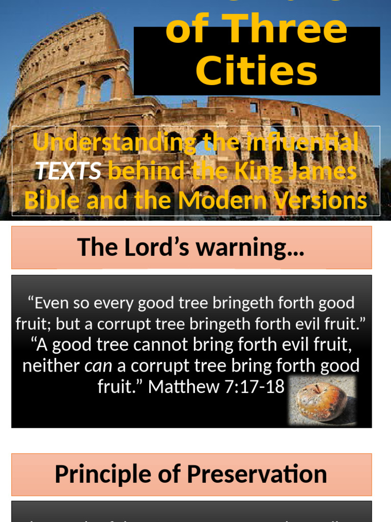 The Three Cities | PDF | Origen | Acts Of The Apostles