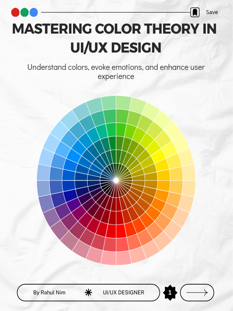 Mastering Color Theory in UI/UX Design | PDF
