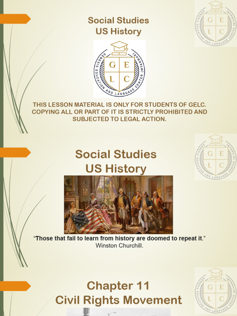 Civil Rights Movement Overview | PDF | Society Of The United States ...
