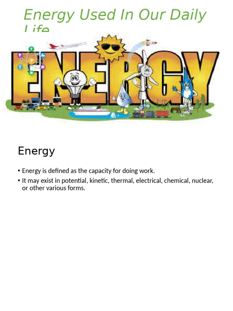 Understanding Daily Energy Use | PDF