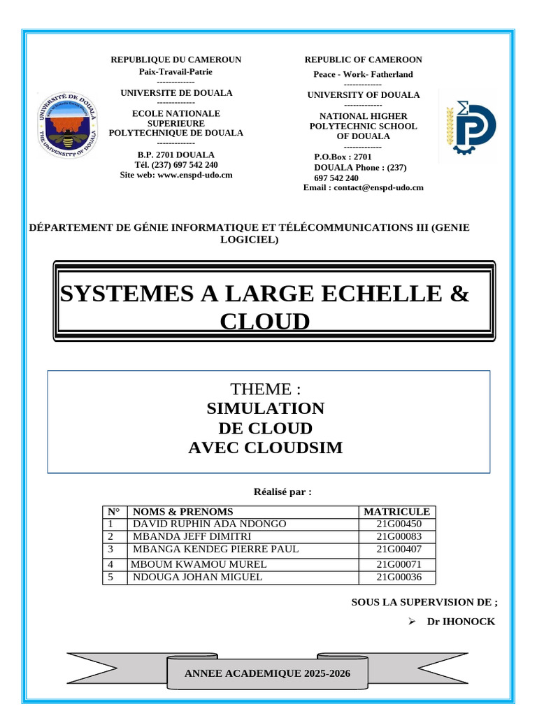 Simulation Cloud avec CloudSim en Java | PDF | Machine virtuelle | Java ...